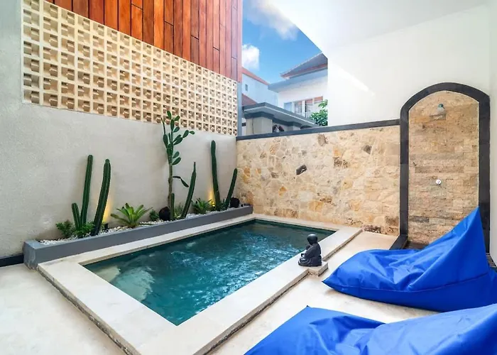 New 2 Bedroom In Berawa With Pool 2 Min From Ferienhaus Canggu